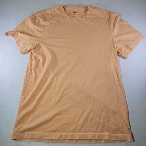 J.Crew Mens Peach Broken-In Slim T-Shirt 100% Cotton Casual Crewneck Size S